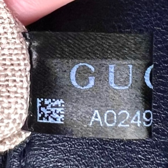 Gucci MicroGuccisima Navy Blue Satchel Bag - Picture 10 of 13